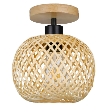 Divine Flow™ Bamboo Glow Pendant Lamp