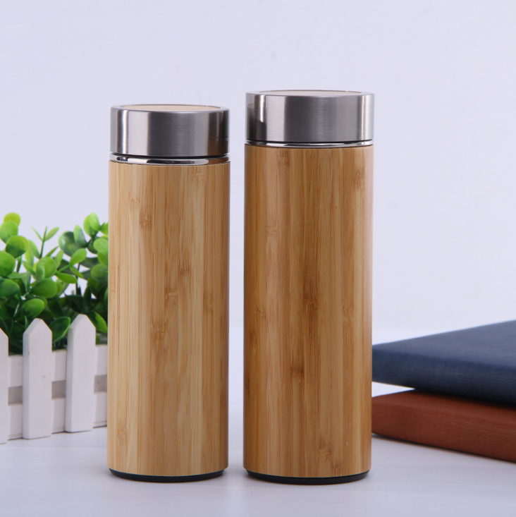 Divine Flow™ Bamboo Thermal Travel Tumbler