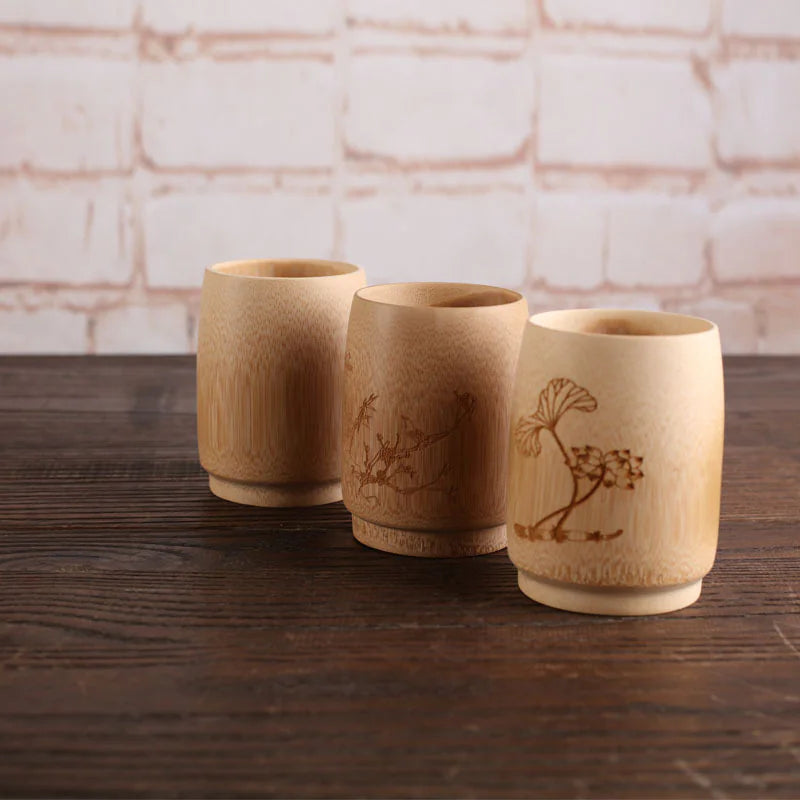 Divine Flow™ Charcoal Brew Bamboo Cup