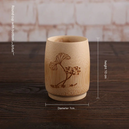 Divine Flow™ Charcoal Brew Bamboo Cup
