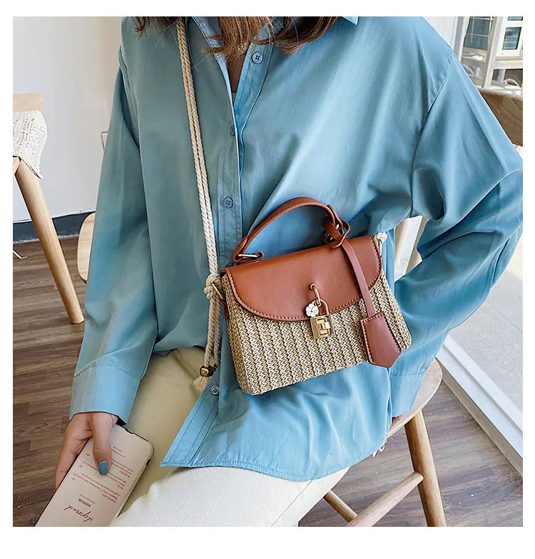 Woven Crossbody and Shoulder Bag