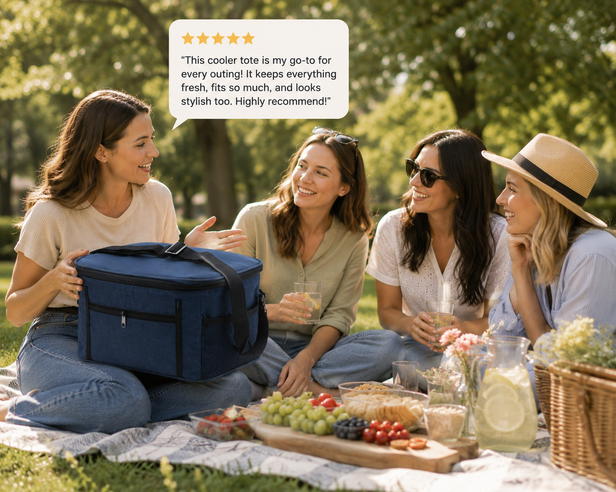 Divine Flow™ Premium Insulated Cooler Tote